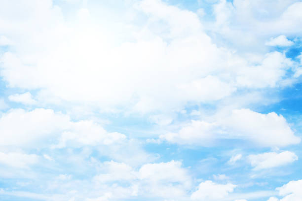 istock Heaven background. Cloudy sky background. Fluffy clouds on the sky background. Cloudscape view. 1386864564