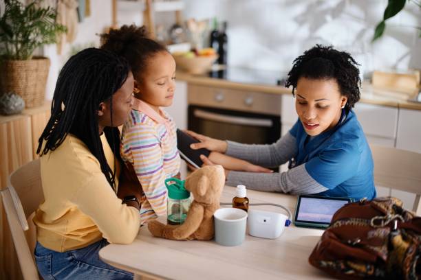 istock Young patient getting blood pressure checked by paediatrician 1386866430