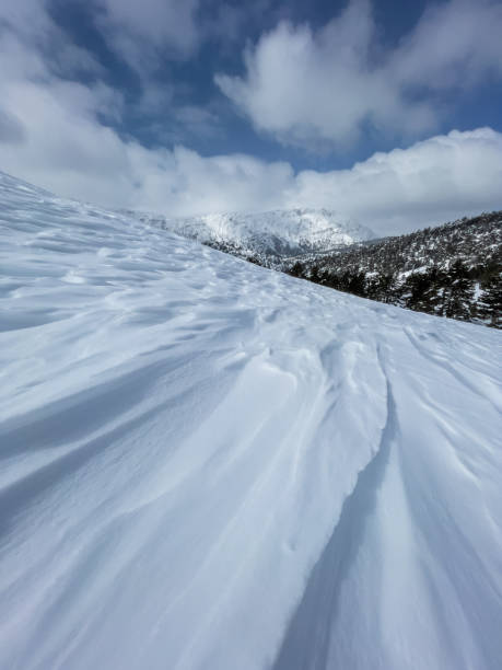 istock shapes, patterns and formations formed by the effect of the storm on high mountains 1386867337