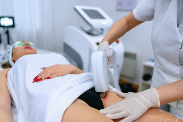 istock Hair removal with laser diod 1386867977