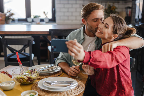istock Capturing happy moments and celebrating anniversary 1386873714