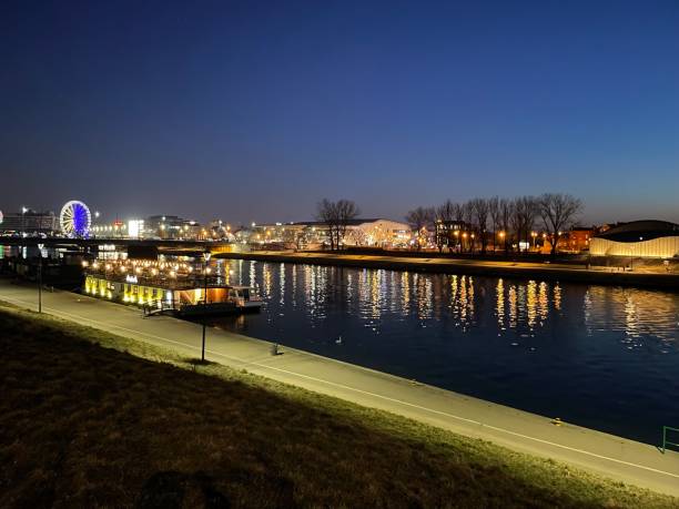 istock River with reflection of city 1386875962
