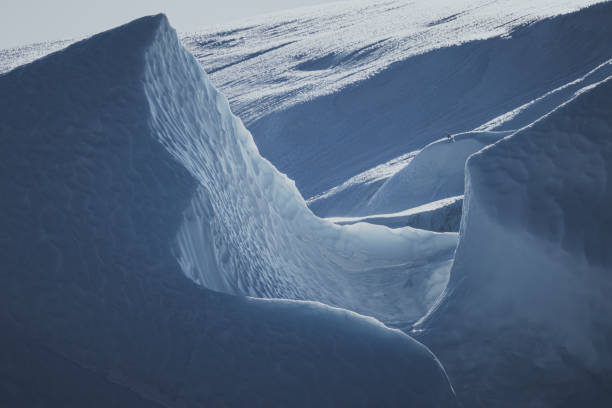 istock ICEBERGS FLOATING OVER SEA, TEXTURES AND COLORS 1386876072