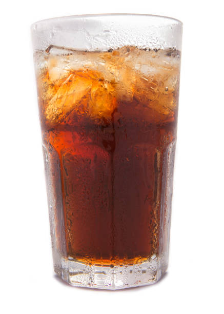 istock Glass of cola with ice 1386879585