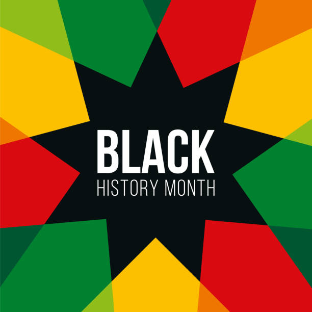 black history month background. for advertising, poster, banners, leaflets, card, flyers and background. vector illustration. - black history month 幅插畫檔、美工圖案、卡通及圖標