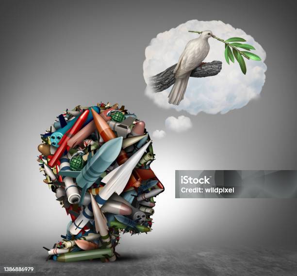 Dream Of No War Stock Photo - Download Image Now - Disarmament, Air Pollution, Ammunition