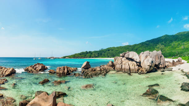 istock Anse Cocos beach on La Digue island, Seychelles 1386888799
