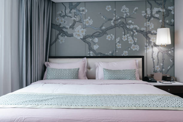 istock home and hotel bedroom interior. 1386889980