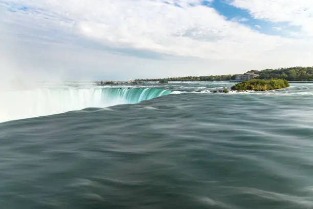 Photo of Rim of Horseshoe Falls at Niagara Falls