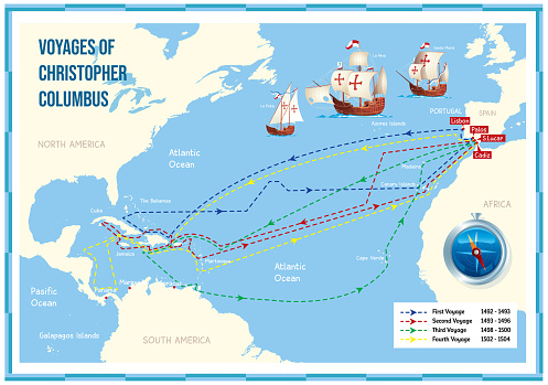 istock Voyages of Christopher Columbus 1386893844