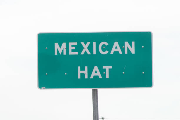 istock Utah highway town informational sign in southeast Utah 1386894321