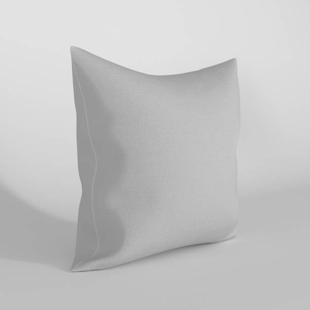 istock white pillow on white background, template for design. Pillow mockup 1386895961