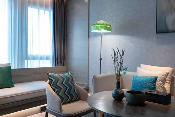 istock Modern style living room interior. 1386900364