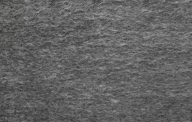 istock Texture of gray woolen fabric. 1386900764