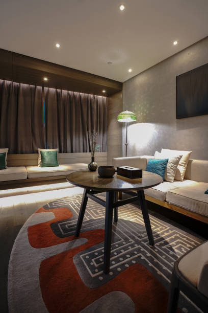 istock Modern style living room interior. 1386901756