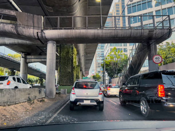 Infrastructure and traffic stock photo