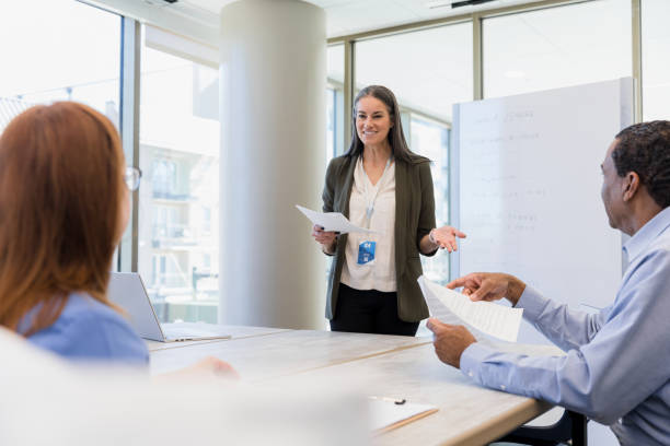 istock Lead physician gives speech 1386902431