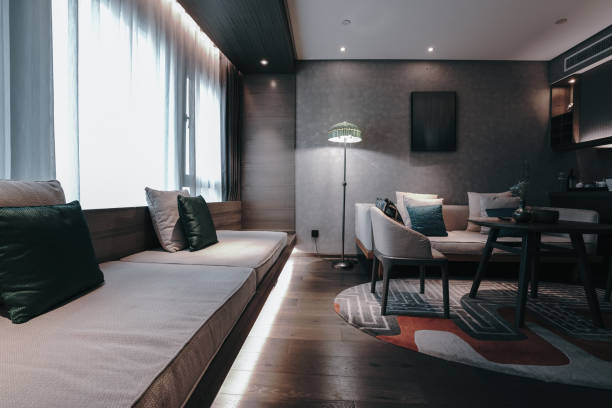 istock Modern style living room interior. 1386902450