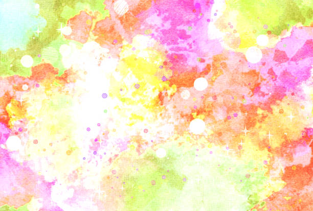 istock Beautiful and abstract background illustration in watercolor style 1386903675