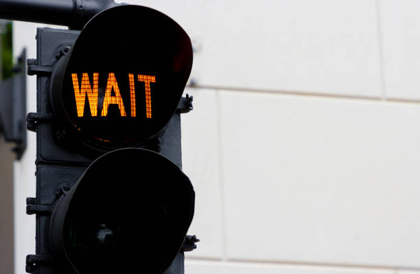 istock Traffic light telling pedestrians to wait 1386907079