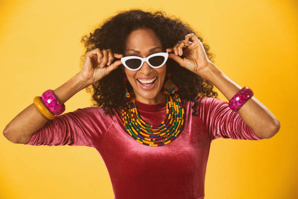 istock Latino woman having summer fun 1386907333