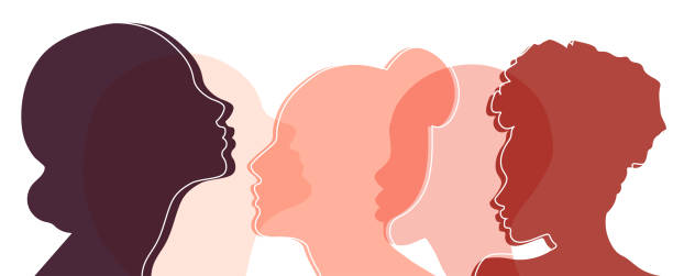 istock Women's history Month, March 2022, vector. Girl power in world. 1386909452