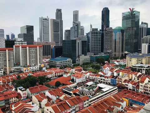 Chinatown and Cityscape in Singapore
