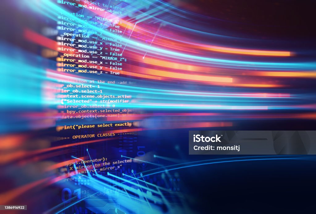 Programming Code Abstract Technology Background Of Software Developer ...