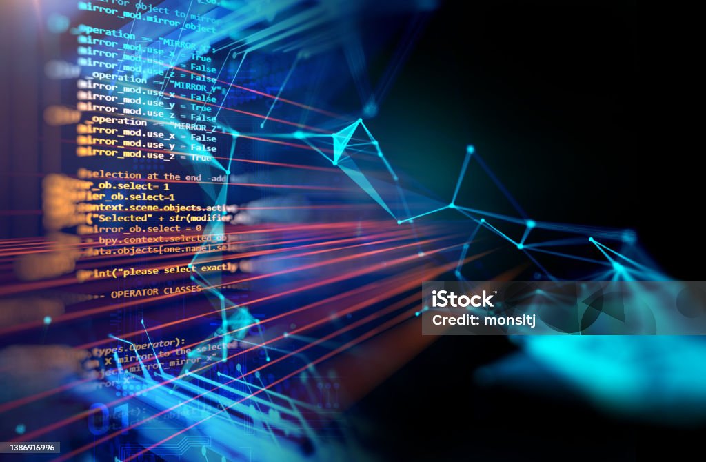 Programming Code Abstract Technology Background Of Software Developer ...