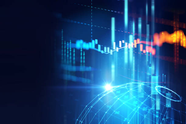 istock 3d rendering of earth futuristic technology and financial graph 1386917032