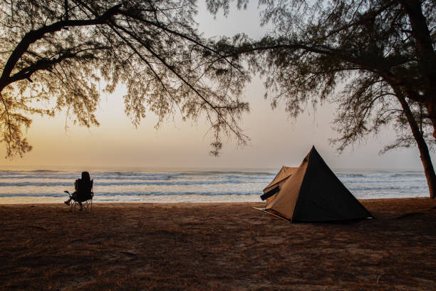 istock Caribbean, Thailand, Tent, Camping, Indoors 1386924166