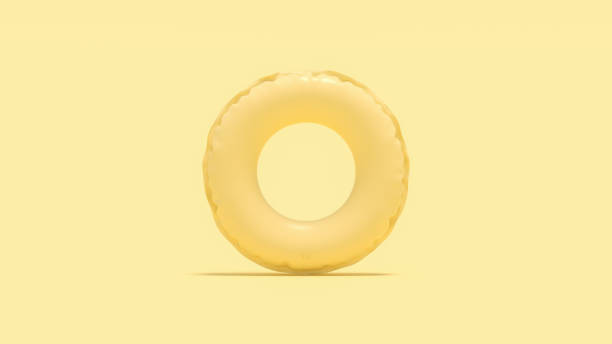 istock Inflatable ring, summer holiday and travel background 1386942125