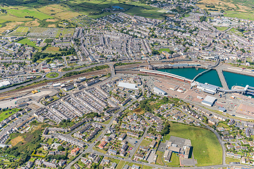Helicopter views of Holyhead
