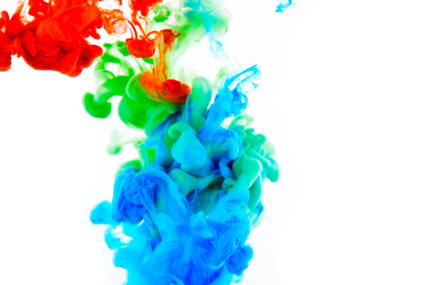 istock photo of paint falling into the water 1386981307