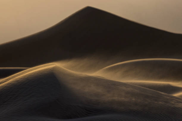 istock Death valley sand dunes landscape. 1386981499