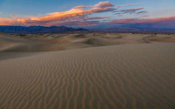 istock Death valley sand dunes landscape. 1386982257