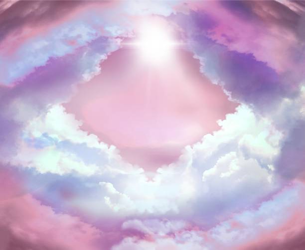 istock The flying three white doves around clouds stairs leading to shining heaven and the background of the clouds in beautiful blue sky 1386982330