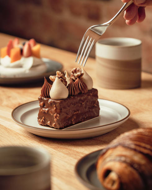 Fine french petite gateau and entremet cake desserts