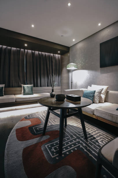 istock Modern style living room interior. 1386992823