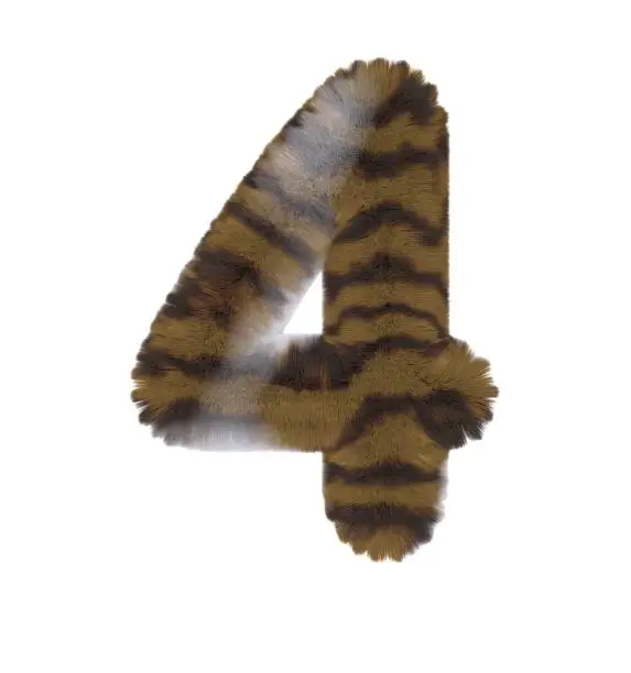 Photo of Brown Tabby Cat Themed Font Number 4