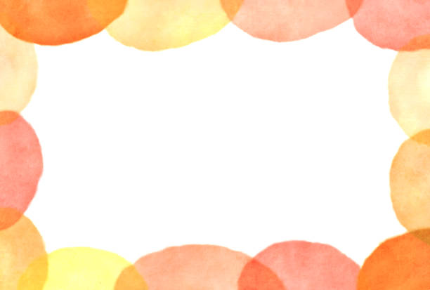istock Beautiful and simple frame illustration in watercolor style 1386998944