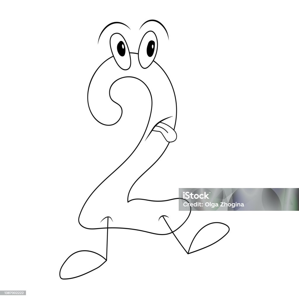 Ilustración de Dibujos Animados Número Dos Números Divertidos Para Colorear El Diseño De Los Niños Material Visual Números De Dibujos Animados Con Ojos De Personaje y más Vectores Libres de Derechos de Ilustración de Dibujos Animados Número Dos Números Divertidos Para Colorear El Diseño De Los Niños Material Visual Números De Dibujos Animados Con Ojos De Personaje y más Vectores Libres de Derechos de