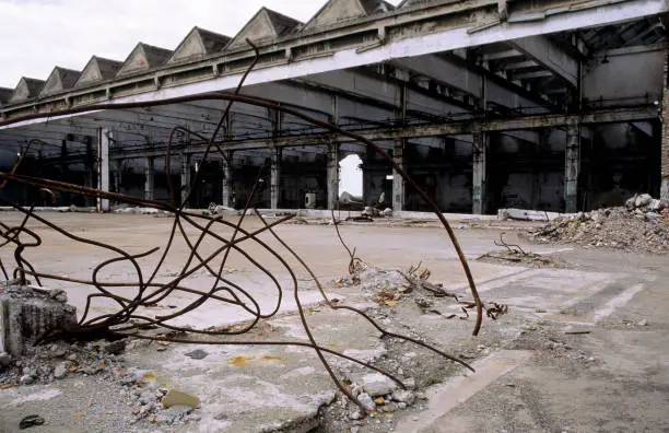 Photo of Abandoned factory.
