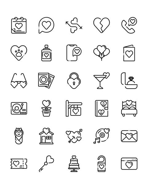 Music Icon Set 30 isolated on white background Music Icon Set 30 isolated on white background bahan gitar stock illustrations