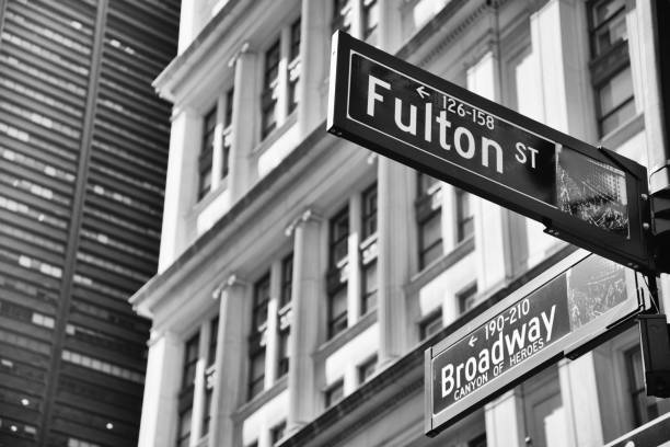 istock Road Sign, Lower Manhattan, NYC. 1387031505