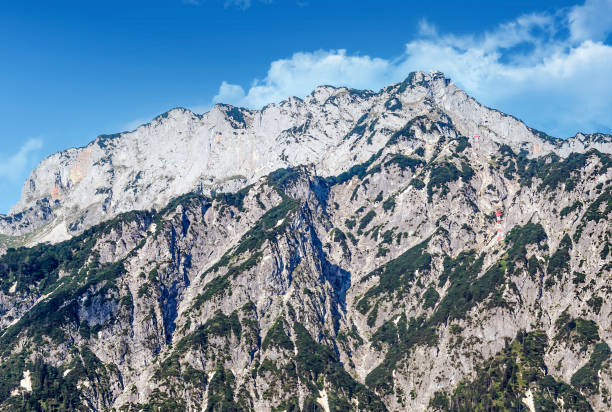 montagnes dans les alpes autrichiennes - ziller photos et images de collection