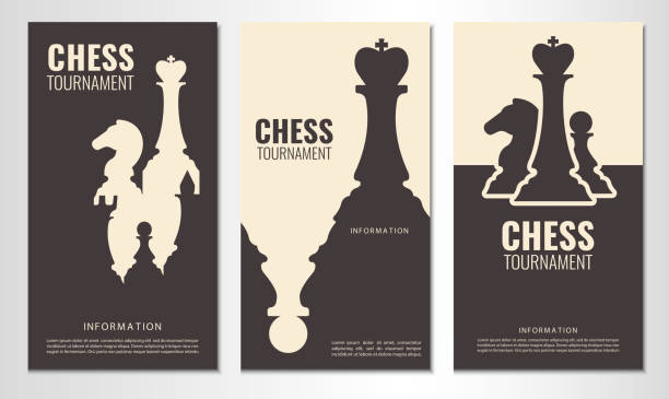 illustrazioni stock, clip art, cartoni animati e icone di tendenza di torneo di scacchi - chess