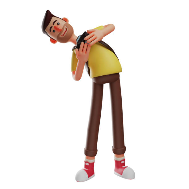istock Photographer 3D Cartoon Design with funny poses 1387035841