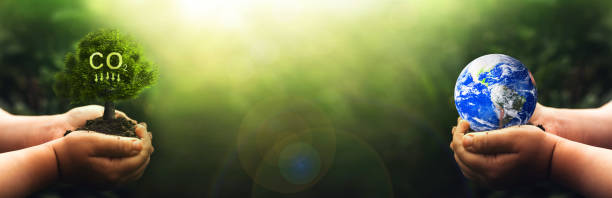 istock Renewable energy-based green businesses can limit climate change and global warming. Reduce CO2 emissions to maintain a clean and ecologic friendly environment. 1387037784