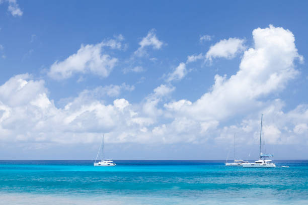 istock Sea landscape and sky with clouds 1387040712